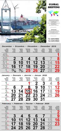 SHIPPING CALENDAR