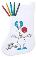 colouring Christmas stocking