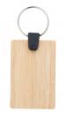 bamboo keyring, rectangle