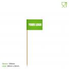 Food Flags (150mm Skewer - 50mm x 33mm Pennant)