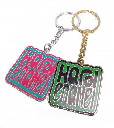60mm Hard Enamel Keychain