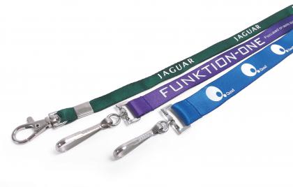 10mm Flat Weave Nylon Lanyard
