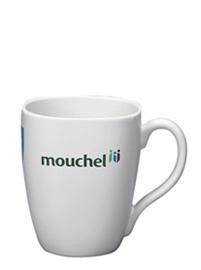 Quadra Black Gloss Earthenware mug