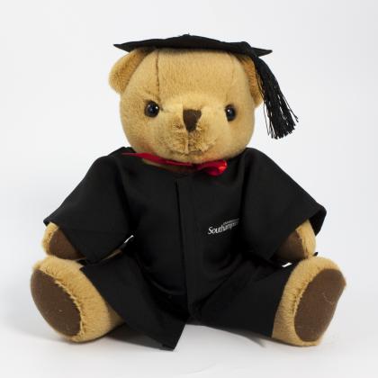Honey Bear 30cm Cap n Gown
