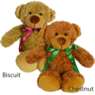 30cm Barney Bear Bow