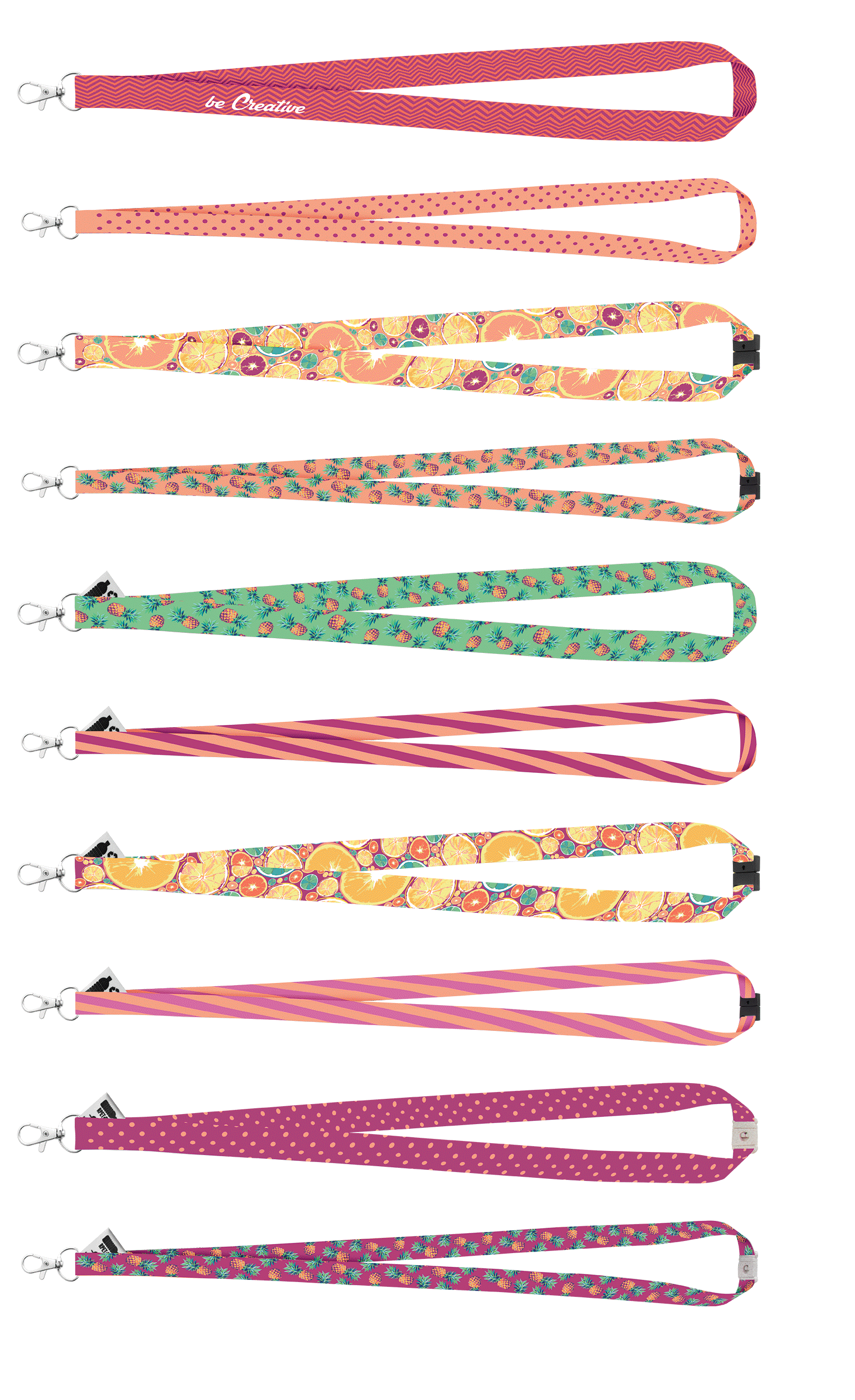 custom sublimation lanyard