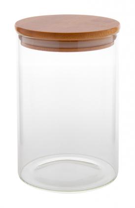 XL glass storage jar