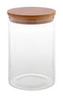 XL glass storage jar