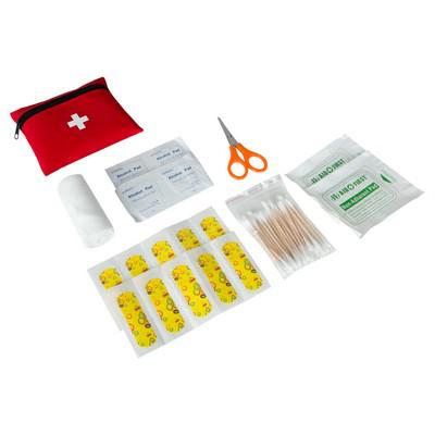 First aid kit in pouch, 7 pcs