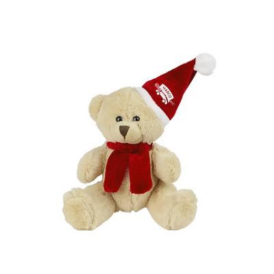 Plush Christmas teddy bear | Nathan Honey