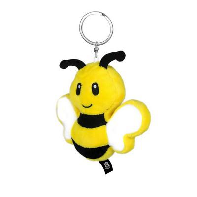RPET plush bee with NFC chip, keyring | Zibee