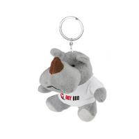 Plush rhino, keyring | Rupert