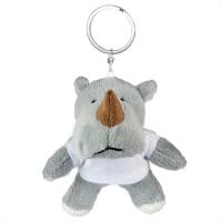 Plush rhino, keyring | Rupert