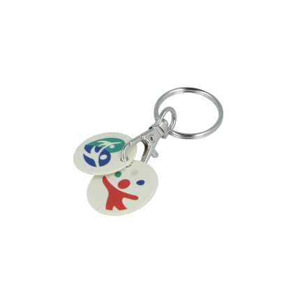 rHIPS.B Multi Euro Trolley Coin Keyring