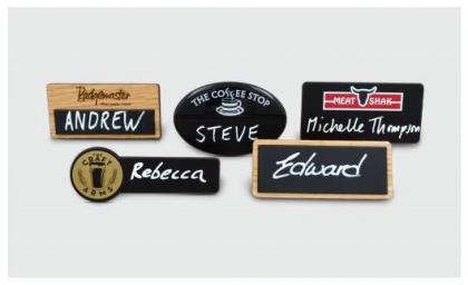 Chalkboard Name Badge