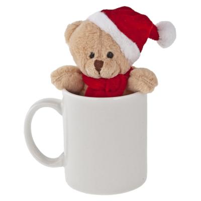 Plush Christmas teddy bear | Nathan Honey