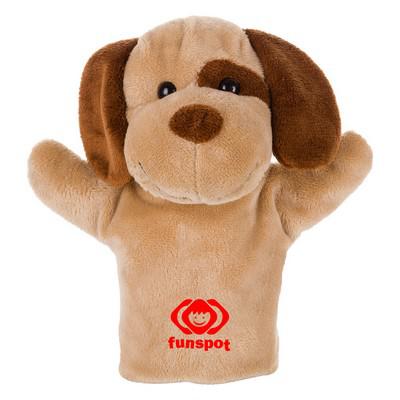 Plush dog, hand puppet | Obie