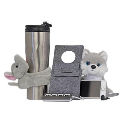 Plush elephant, snap band | Manny