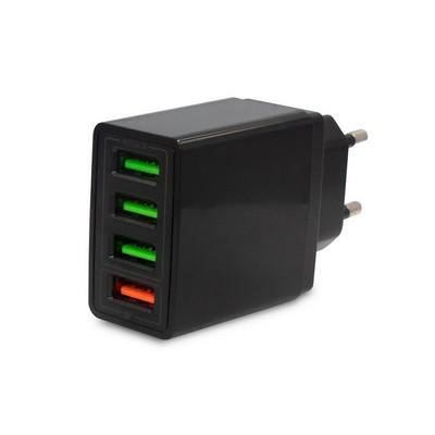 USB wall charger with 4 USB ports