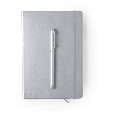 Notebook approx. A5, roller ball pen