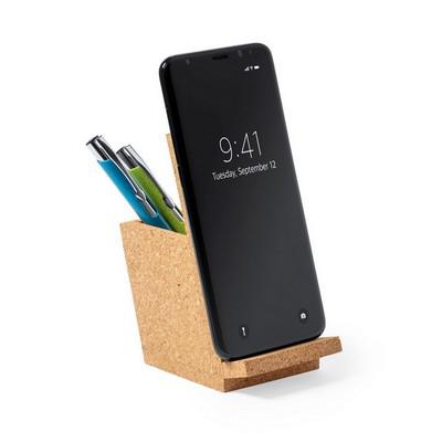 Cork pen holder, phone stand