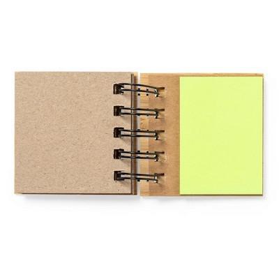 Bamboo memo holder, sticky notes