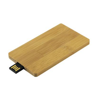 Bamboo USB memory stick "credit card"