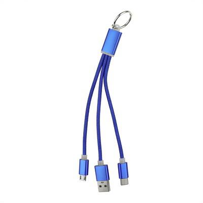 Charging cable, keyring