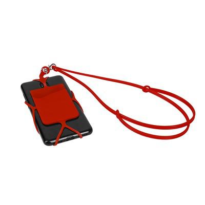 Lanyard, elastic phone holder