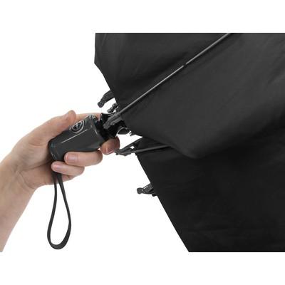 Reversible, foldable, automatic umbrella