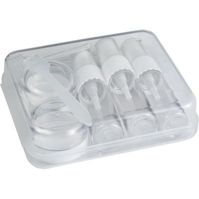 Travel set, containers