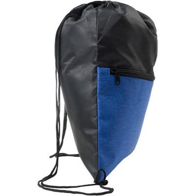 Drawstring bag with light