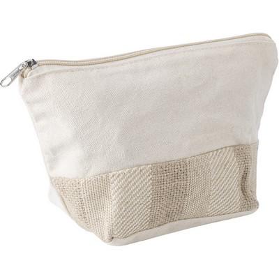 Cotton cosmetic bag