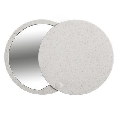 Wheat straw pocket mirror