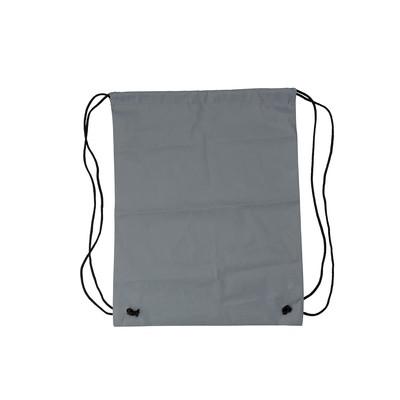 Drawstring bag, reflective material