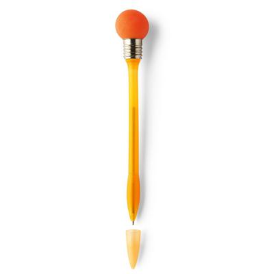 Ball pen "light bulb" with cap