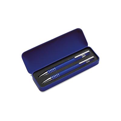 Writing set, ball pen and mechanical pencil