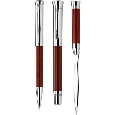 Writing set, ball pen, fountain pen and letter opener