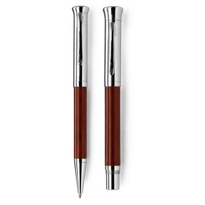 Writing set, ball pen and roller ball pen