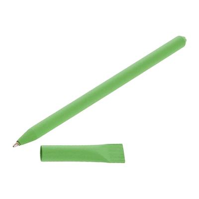 Ball pen made of rolled paper with cap