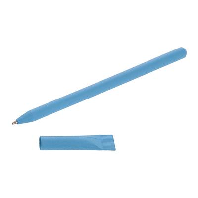 Ball pen made of rolled paper with cap