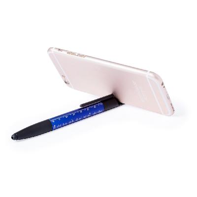 Multifunctional tool, ball pen, screen cleaner, ruler, phone stand, touch pen, screwdrivers