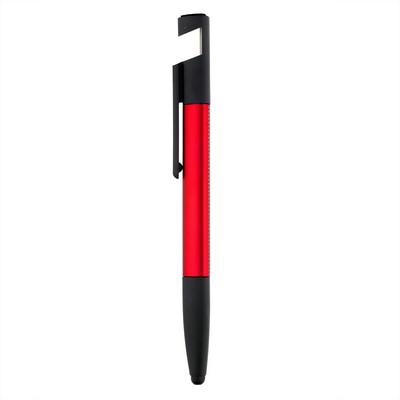 Multifunctional tool, ball pen, screen cleaner, ruler, phone stand, touch pen, screwdrivers
