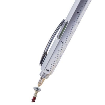 Multifunctional ball pen, touch pen, ruler, spirit level