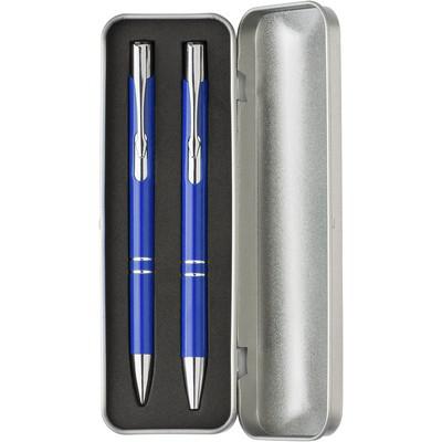 Writing set, ball pen and mechanical pencil