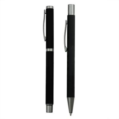 Writing set, ball pen and roller ball pen