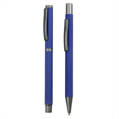Writing set, ball pen and roller ball pen