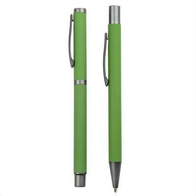 Writing set, ball pen and roller ball pen