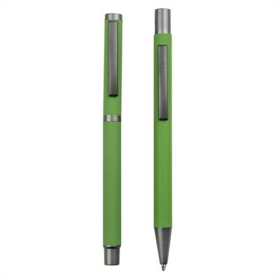 Writing set, ball pen and roller ball pen