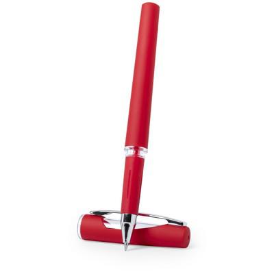 Roller ball pen with cap